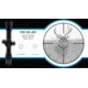 U.S. Optics FDN-10X Rifle Scope, 1.8-10x40mm, 34mm Tube, FFP, JNG MIL Reticle, 1/10 MIL Elevation/ Windage Adjustment, Black, Small, FDN 10X JNG MIL