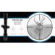 U.S. Optics FDN-10X 1.8-10x40mm Rifle Scope, 34mm Tube, First Focal Plane, JNG MIL Reticle, 1/10 MIL Elevation, Windage Adjustment, Matte Black, Small, FDN 10X JNG MIL