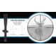 U.S. Optics FDN-25X 5-25x52mm Rifle Scope, 34mm Tube, First Focal Plane, GEN II XR Reticle, 1/10 MIL Elevation, Windage Adjustment, Matte Black, Medium, FDN 25X GENIIXR