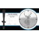 U.S. Optics FDN-25X 5-25x52mm Rifle Scope, 34mm Tube, First Focal Plane, MDMOA Reticle, 1/10 MIL Elevation, Windage Adjustment, Matte Black, Medium, FDN 25X MDMOA