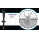 U.S. Optics FDN-25X 5-25x52mm Rifle Scope, 34mm Tube, First Focal Plane, MPR Reticle, 1/10 MIL Elevation, Windage Adjustment, Matte Black, Medium, FDN 25X MPR