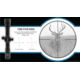 U.S. Optics FDNFX-10 10x40mm Rifle Scope, 34mm Tube, First Focal Plane, MOA Scale Type 1 Reticle, 1/4 IPHY Elevation, Windage Adjustment, Matte Black, Small, FDN FX10 MOA