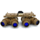 US Night Vision ARGUS Panoramic Night Vision Goggle - Gen II White Phosphor, FDE, 8x6x5in, APNVG-NNVT-WP