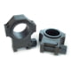 Kensight USTS Standard Width Steel Scope Rings, 1.270in Hight Profile, Smooth, Black, 660-622