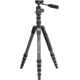Vanguard 265HCPB 4 in 1 Tripod w/ Ball Head, Pan Handle, Monopod, Black, VEO3T265HCBP