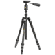 Vanguard Aluminum 4 in 1 Tripod w/ Ball Head, Pan Handle, Monopod, 204 ABP, Black, VEO3T204ABP