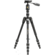 Vanguard Aluminum 4 in 1 Tripod w/ Ball Head, Pan Handle, Monopod, 204 ABP, Black, VEO3T204ABP