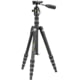 Vanguard Aluminum 4 in 1 Tripod w/ Ball Head, Pan Handle, Monopod, 235 ABP, Black, VEO3T235ABP
