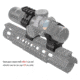 Vector Optics Tactical Rifle Scope Rings, 35mm Tube, Picatinny, 40mm Height, 6061-T6, Matte, Black, SCTM-32