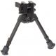 Versa-Pod 300 Series Rubber Feet NON-Pan-Tilt Bipod, 7-9in, Black, 350-825