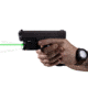 Viridian Weapon Technologies C5L Universal Green Laser and 650 Lumen Tactical Light w/ Rechargeable Battery, INSTANT-ON and SafeCharge Power Bank, FDE, 930-0055