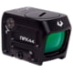Viridian Weapon Technologies RFX44 Compact Closed Emitter Green Dot Sight w/ Docter/FastFire/Venom Adapter, Black, 981-0108