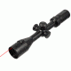 Vism 3-9X42 Rifle Scope With Integrated Red Laser/Black with Mil-Dot Reticle VSFLRBM3942G