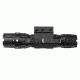 VISM Pro Series Flashlight 250 Lumen, Rail Mount, Black VATFLBM
