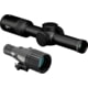 Vortex Viper PST Gen II 1-6x24mm Rifle Scope, 30mm Tube, Second Focal Plane, Red VMR-2 MOA Reticle and TRYBE Optics Enhancer Rifle Scope Magnification Quadrupler