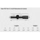 Vortex Viper PST Gen II Rifle Scope, 1-6x24mm, 30mm Tube, SFP, VMR-2 MOA Reticle, Black, PST-1605