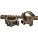 Warne Mountain Tech Scope Mount Rings, 30mm, Medium, Burnt Bronze, 7214BB