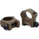 Warne Mountain Tech Scope Mount Rings, 1 inch, Medium, Burnt Bronze, 7201BB