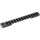 Warne Savage SA Tactical Vapor Picatinny Rail, 8-40 Screws, 20MOA, Black, V464-20MOA