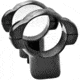 Weaver Steel Dovetail Rings, 1in, X-High, Black - 49206