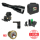 Wicked Hunting Lights A55iC LED Red Night Hunting Light Kit, Black, W2060