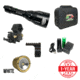 Wicked Hunting Lights A55iC LED White Night Hunting Light Kit, Black, W2105