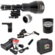 Wicked Hunting Lights ShotPro 850nm Infrared Ultra-Max LED Extreme Range Night Hunting Light Kit, Black, W2095