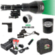 Wicked Hunting Lights ShotPro Ultra-Max LED Extreme Range Night Hunting Light Kit, Green, W2092