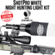 Wicked Hunting Lights ShotPro Ultra-Max LED Extreme Range Night Hunting Light Kit, White, W2094