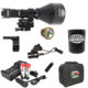 Wicked Hunting Lights W404iC LED Green Night Hunting Light Kit, Black, W2076