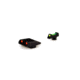 Williams Gun Sight Self Defense Pistol Sights, Glock 42 &amp; 43, Green/Red, 71033