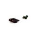 Williams Gun Sight Self Defense Pistol Sights, Glock 42 &amp; 43, Green/Red, 71033