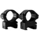 Wulf Optics 1in Tube Match Mount Rings, Picatinny, Med, 24mm, Black, Small, WU5328