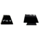 XS Sight Systems DXT Big Dot Pistol Tritium Night Sight, Beretta 92, 96, Matte Black, Standard, BE-0001S-5