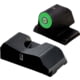 XS Sight Systems DXT2 Pro Big Dot Tritium Pistol Sight, S&amp;W CSX, Front/Rear, Black, Green, Green, SW-X203S-5G