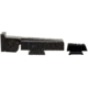 XS Sight Systems DXW Standard Dot Pistol Tritium Night Sight, Springfield Trophy Match &amp; Range Officer, LPA, Matte Black, Standard, SP-0005A-4