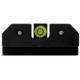 XS Sight Systems R3D Night Sights, Tritium, Green, Smith &amp; Wesson M&amp;P Shield/ M&amp;P M2.0 Shield, Black, SW-R033S-6G
