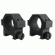 Yankee Hill Machine 4-Screw Low Profile Scope Ring Set Short One Inch Weaver Matte Black