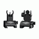 Yankee Hill Machine Quick Deploy Top Mounted Deployable Front and Rear Sight, Black, YHM-5040-H