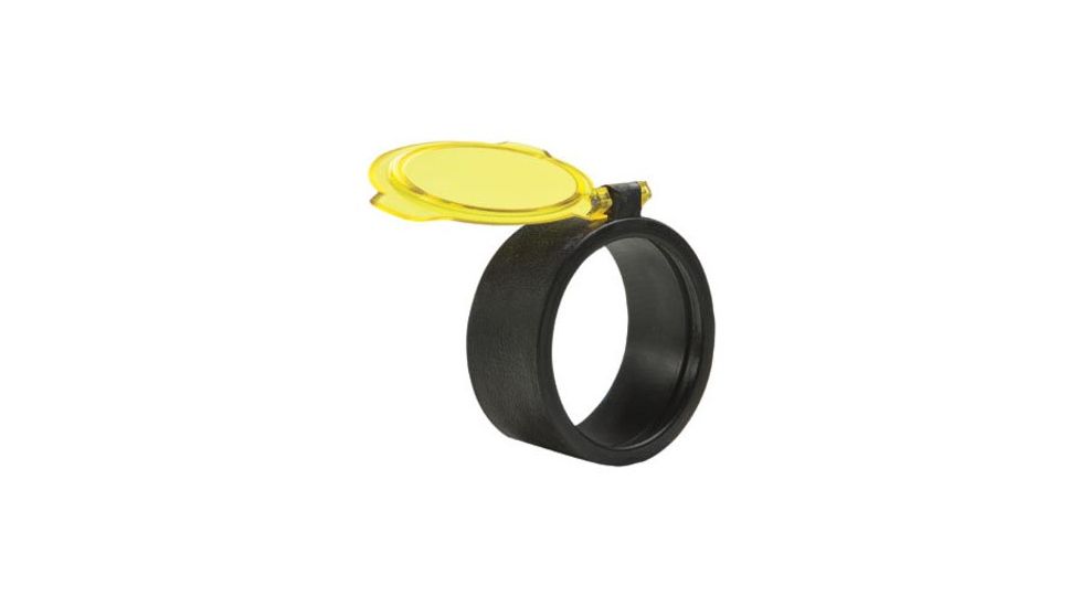 Bushwacker 270 Degree Optic Cover - See-Thru Amber - Size 7 Fits 2.20in - 2.45in / 55.9 - 62.2 mm