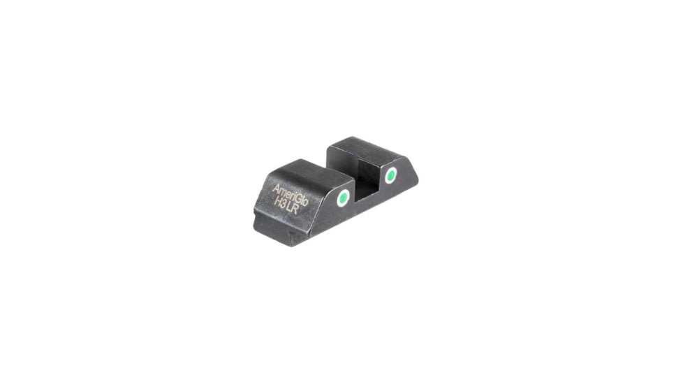 Ameriglo Tritium 2-Dot Rear Handgun Sight for Glock 42/43/43x/48 Green with White Front 21B03F7C, GL-8430R