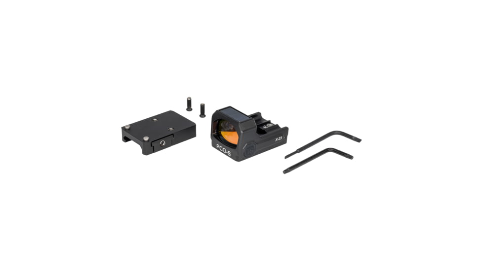 Accufire Technology PCO-S 1x Solar Red Dot Pistol Optic, 3MOA Dot, Black, ACC-PCOS-2022G1