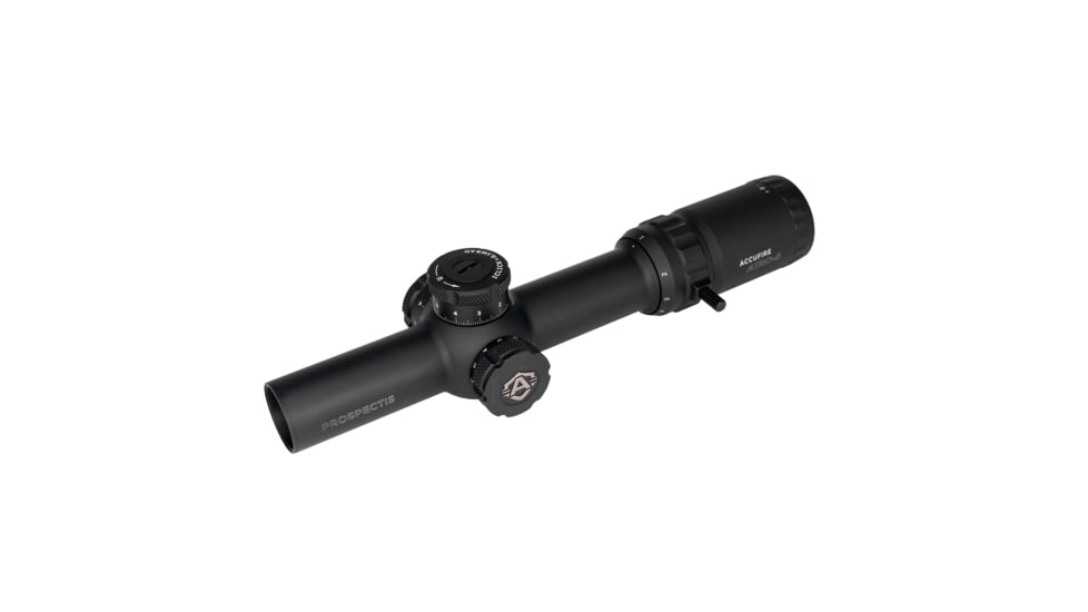 Accufire Technology Prospectis ATRO-8 Rifle Scope, 1-8x24mm, 30mm Tube, First Focal Plane, CQB-Comp W/ Fastt-3 Reticle, Black, ACC-PT8-2020G1