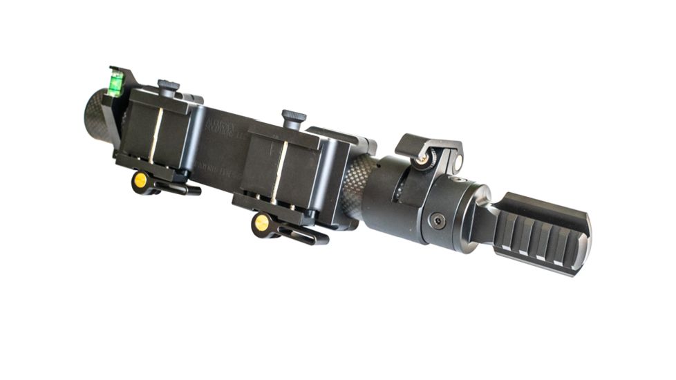 Accuracy Solutions BipodeXt ARC II ARCA Rail Dual Mount, Black, BipodeXt ARC II ARCA Rail DM