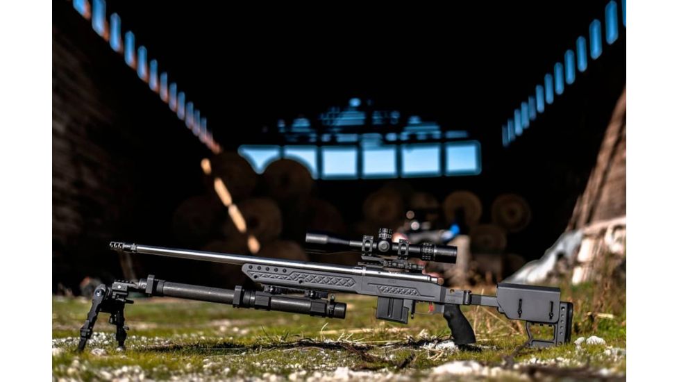 Accuracy Solutions BipodeXt ARC III ARCA Rail Dual Mount, Black, BipodeXt ARC III ARCA Rail DM