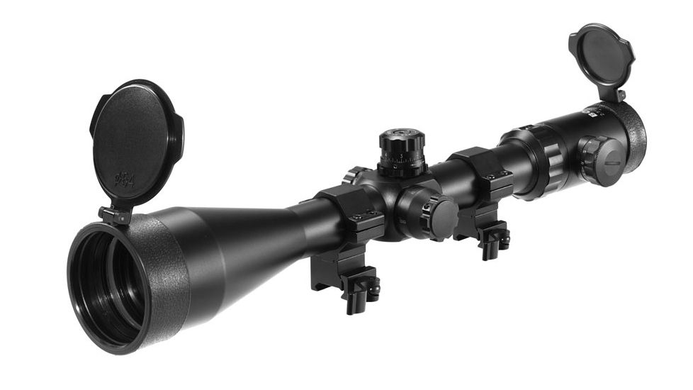 ADCO Red Dot Sight, Bos 50 Proof Scope 2.5-35X56mm, Long Range, Black, 30mm, BX335