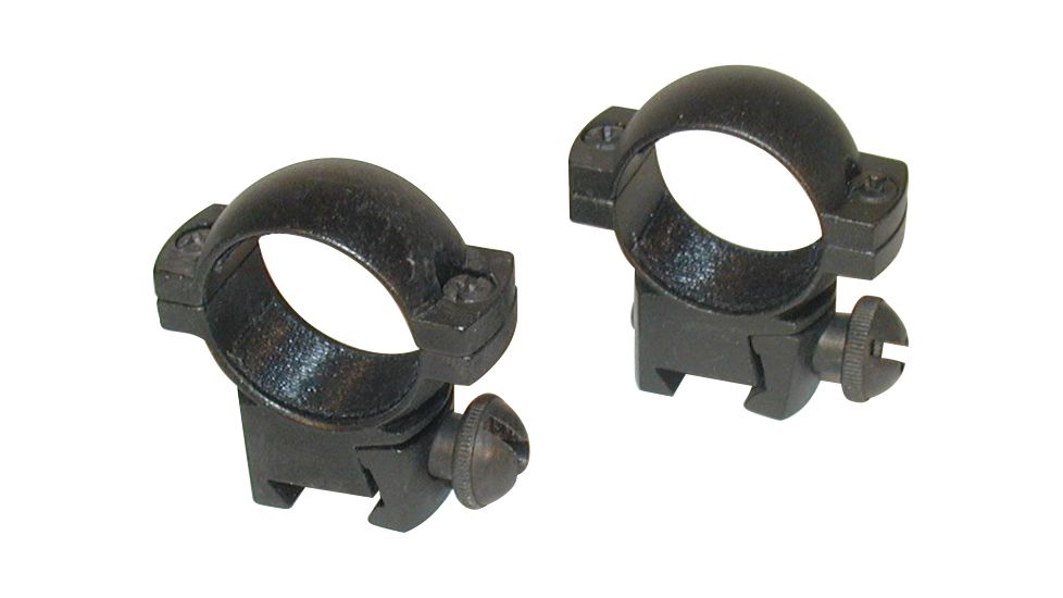 ADCO Scope Rings 11mm, Groove, Black, R11B