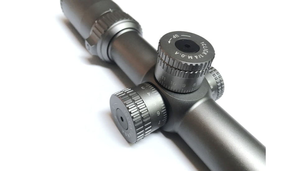 ADE Advanced Optics 3-12x40mm Rifle Scope, 30mm Tube, FFP, Crosshair Reticle, Matte, Titanium, Titanium3-12X40