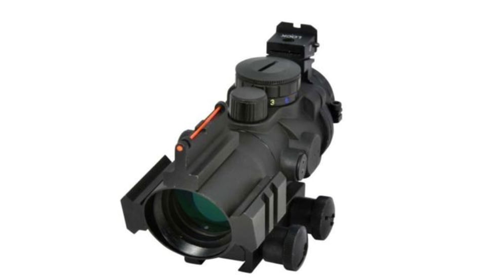 ADE Advanced Optics 4x32mm Rifle Scope, 32mm Tube, BDC Reticle, Black, 4x32