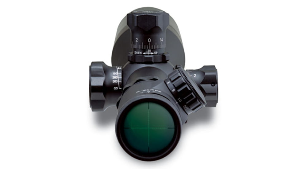 ADE Advanced Optics 6-25x56mm Long Range Rifle Scope, 40mm Tube, Glass Etched Mildot Bar Reticle, Matte, Black, 6-25X56SFIR